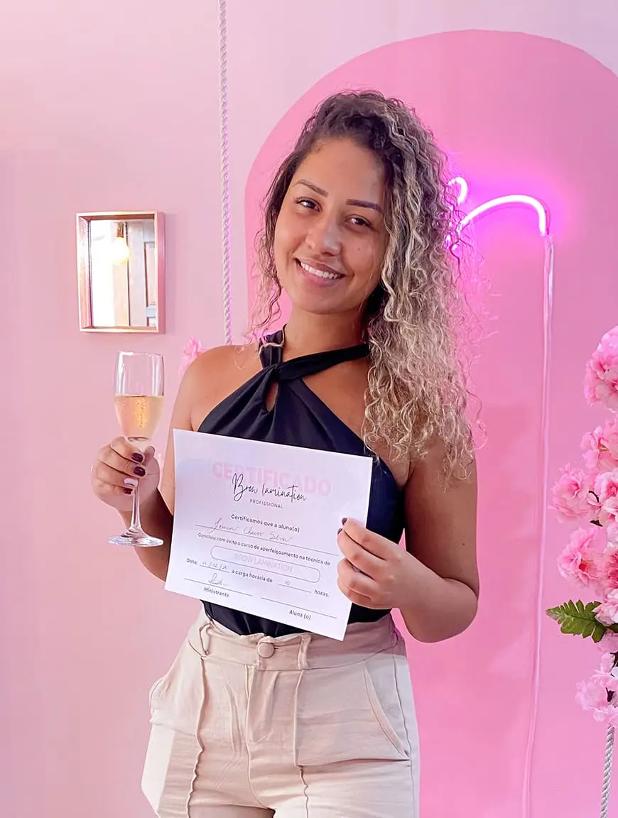 Certificado de conclusão de curso, aluna Jéssica Certificado Aluna Jéssica